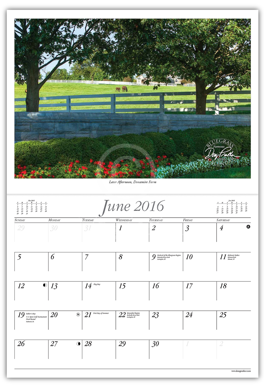 2016 BLUEGRASS CALENDAR Doug Prather