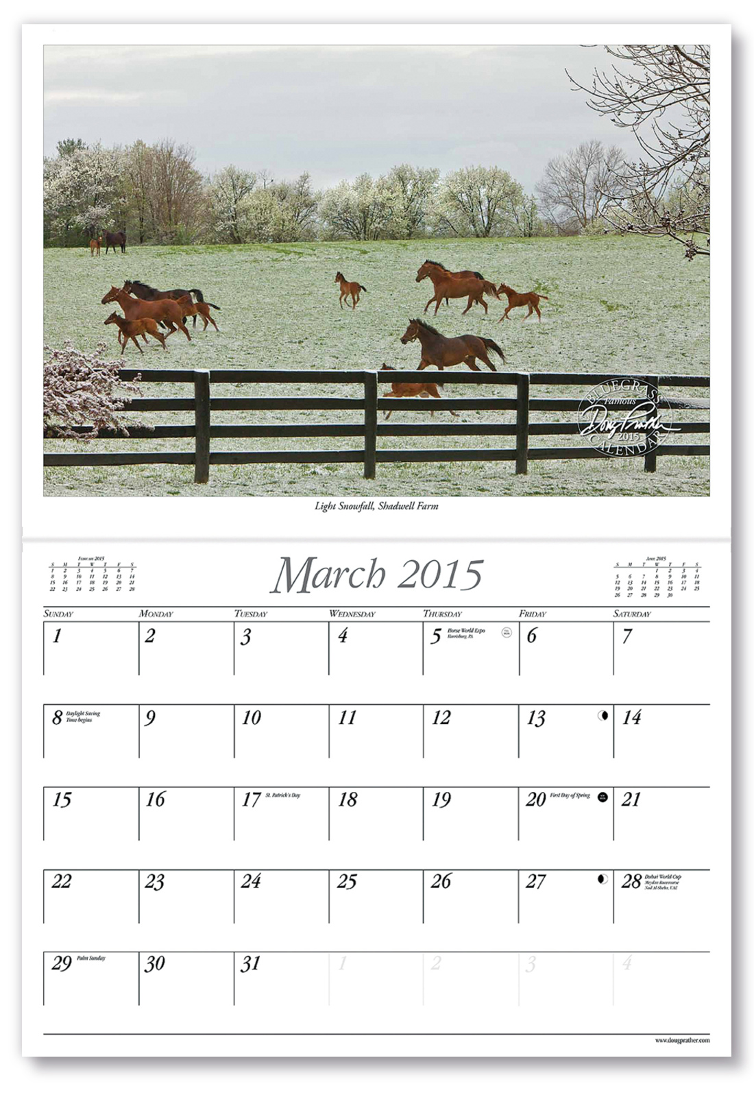 2015 BLUEGRASS Calendar Doug Prather